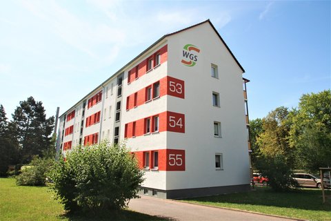 Fassadensanierung Ernst-Thälmann-Siedlung 53 - 55 